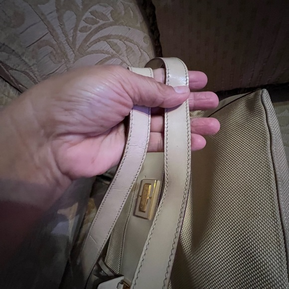 Céline CELINE REHAB Hand Bag Canvas Beige - Picture 13 of 17